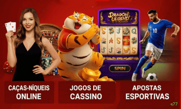 Imagem promocional do cassino online da q77 mostrando jogos ao vivo